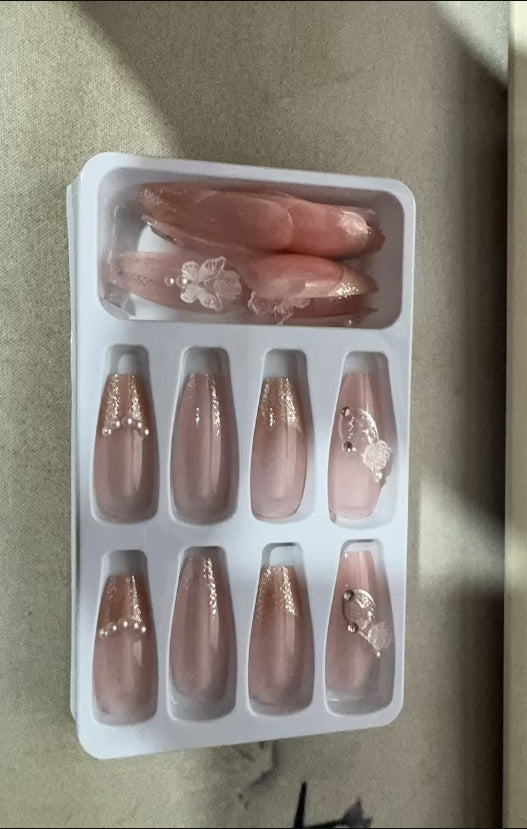 Butterfly Princess Nails