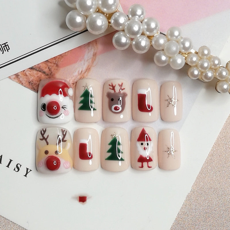 Santa's Coming to Town Nails
