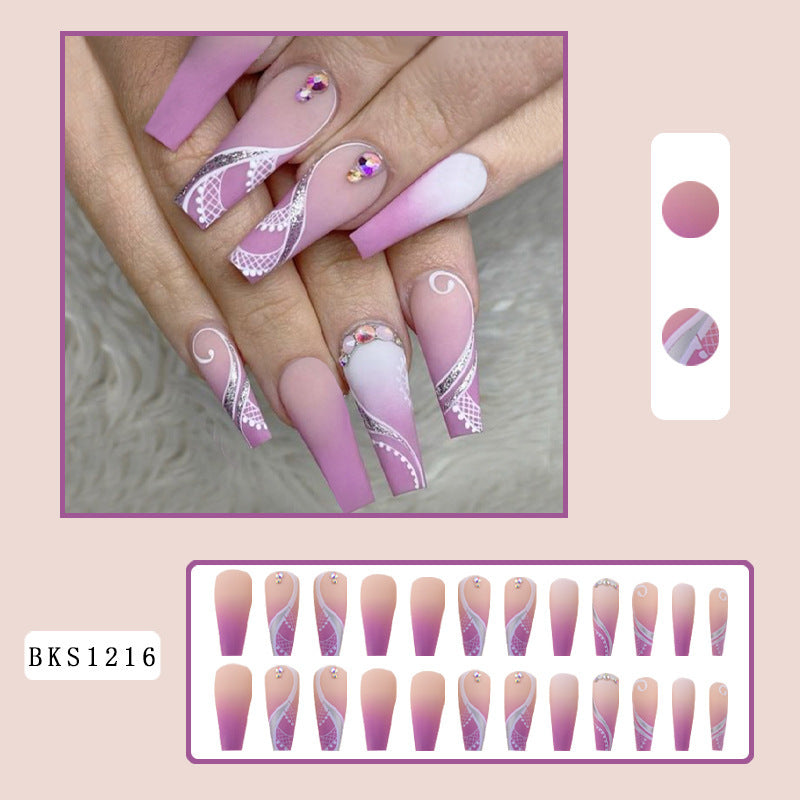 Bohemian lace Nails