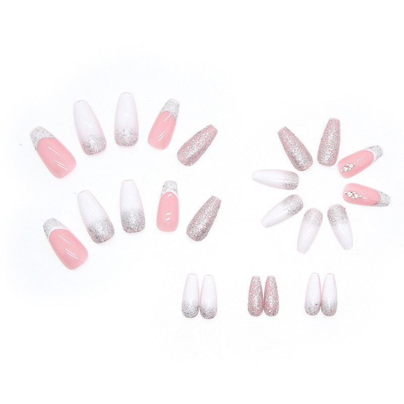Fairy Dust Pink Nails
