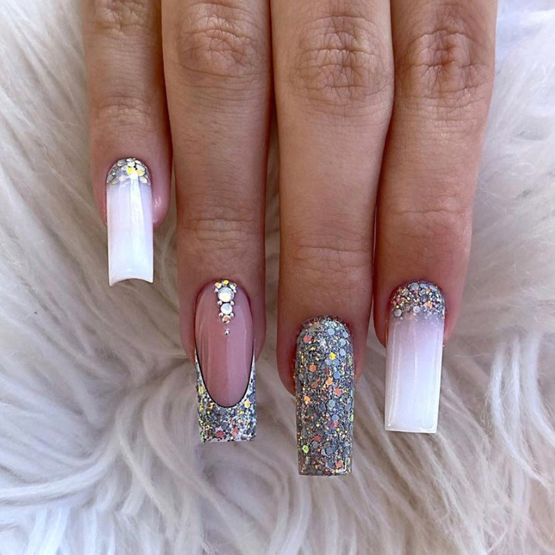 Fairy Dust Pink Nails