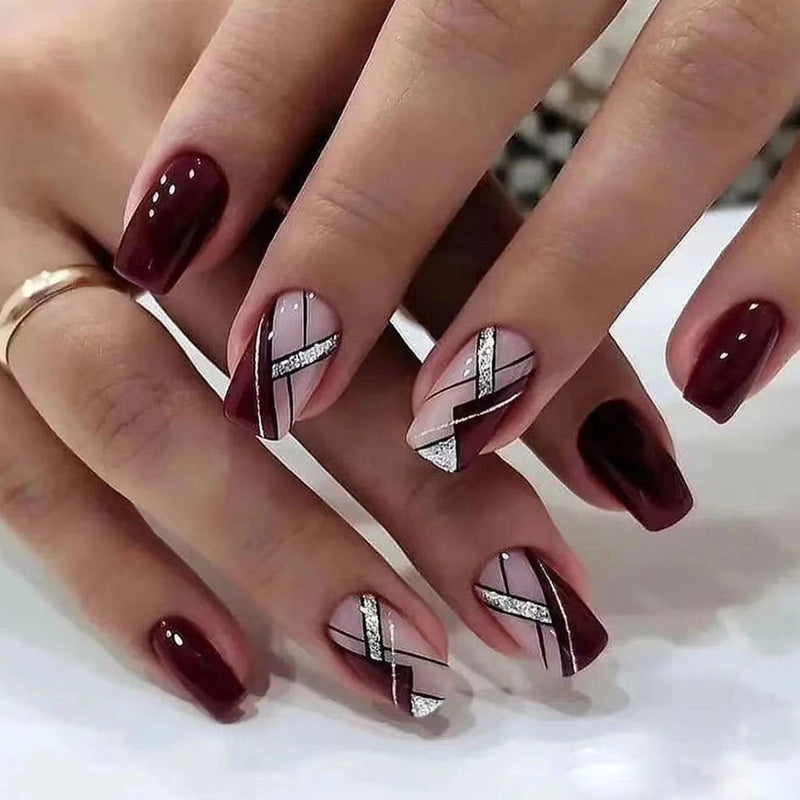 Seductive Sangria Nails