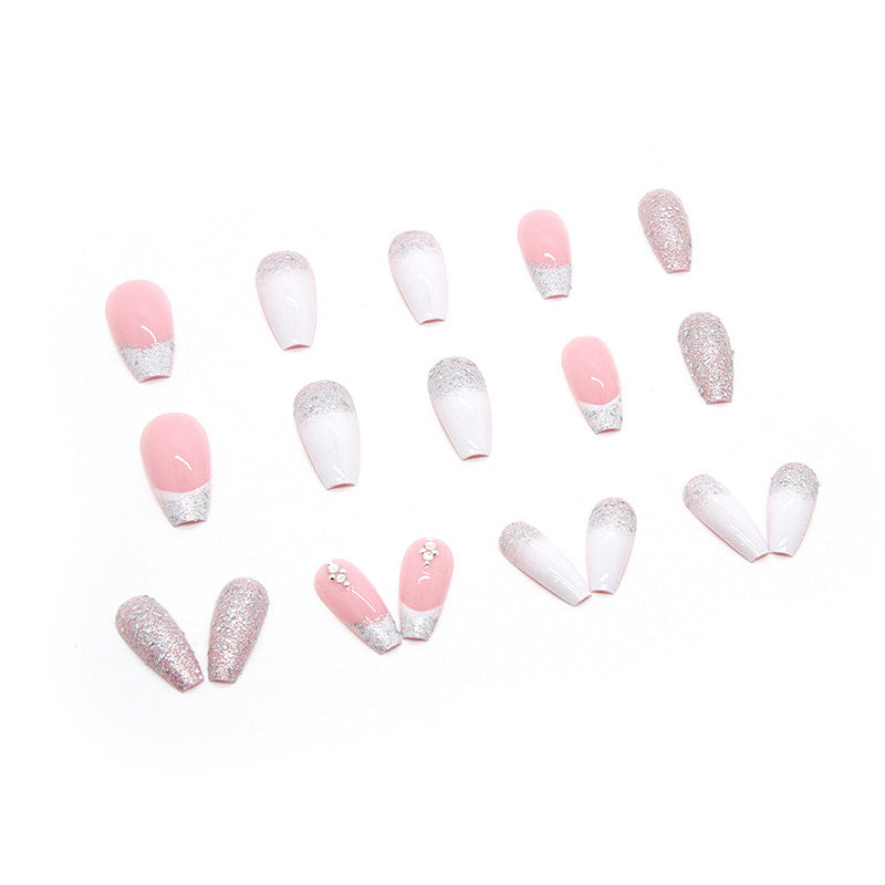 Fairy Dust Pink Nails