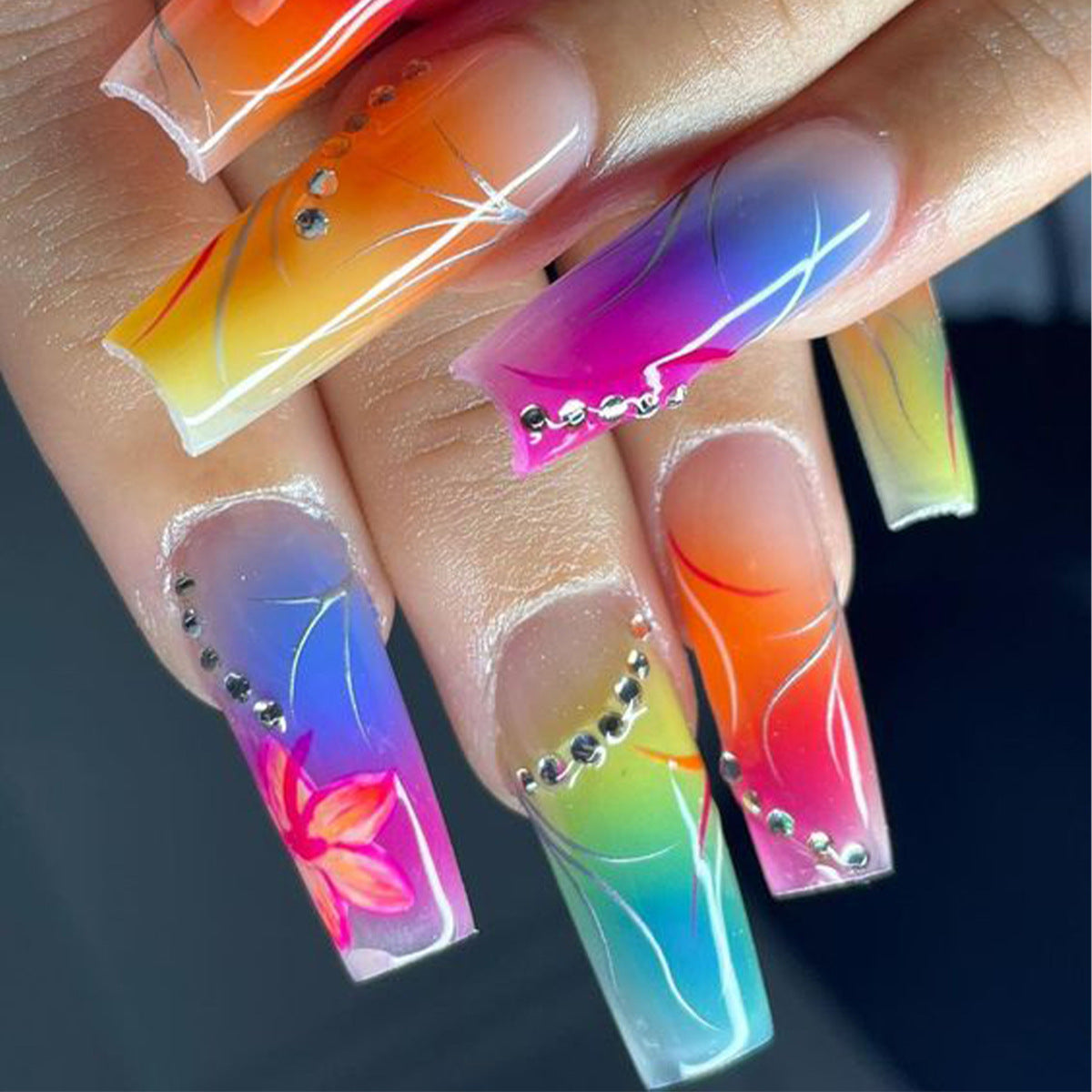 Neon Temptation Nails